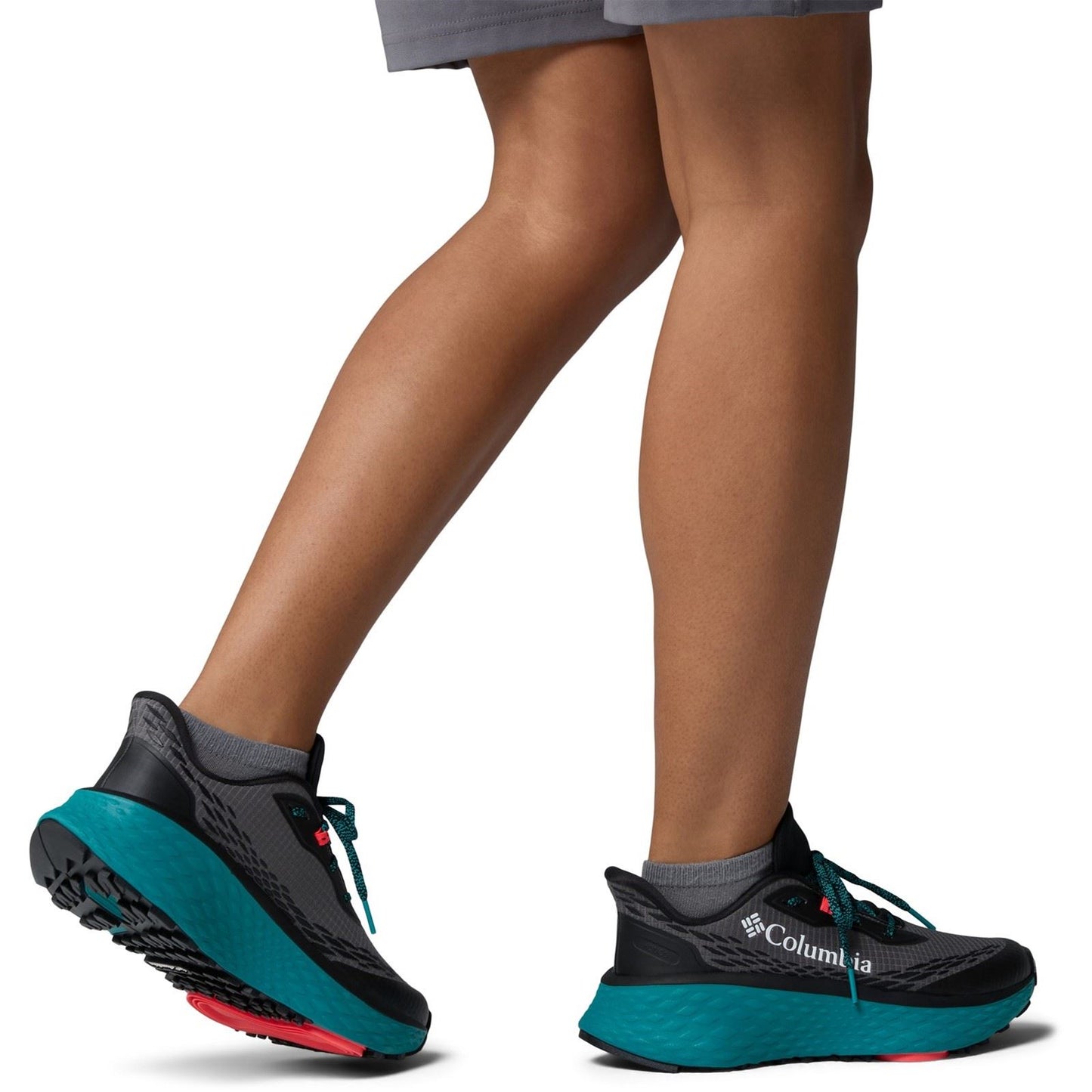 Columbia Konos Trillium Polyester Women's City Grey/Teal Chloride Shoes
