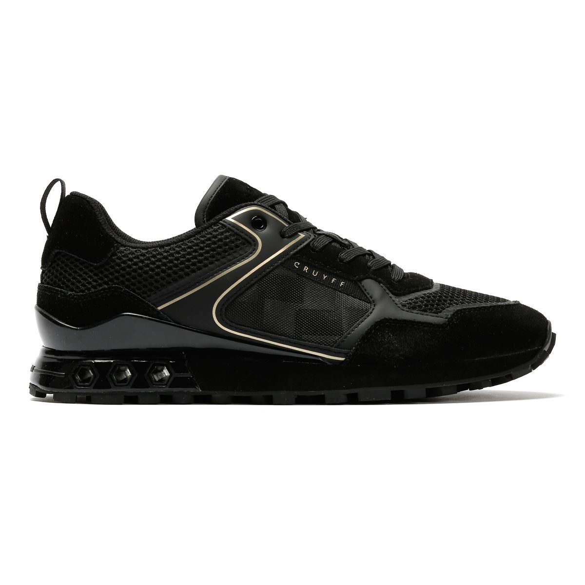 Cruyff Fuori Men's Black/Gold Trainers