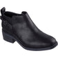 Skechers BOBS Wander Luxe Textile Women's Black Heeled Ankle Boots