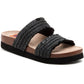 Rocket Dog Women's Aruba Raffia Sandal in Black