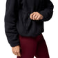 Columbia Jasper Ridge Pebbled Fleece Half Snap Polyester Women's Black Fleece Pullover