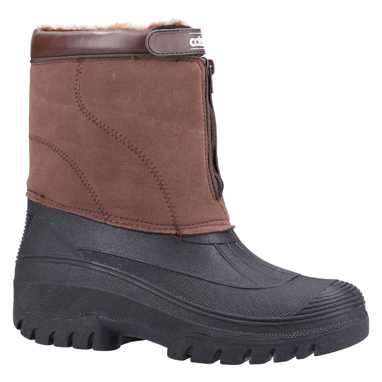 Cotswold Women's Venture Waterproof Winter Boot in Brown
