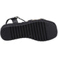 Hush Puppies Jemma Espadrille Polyurethane Women's Black Sandals