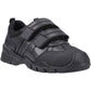 Hush Puppies Tristen Leather Junior Black Loafers