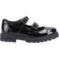 Hush Puppies Ella Patent Leather Junior Black Shoes
