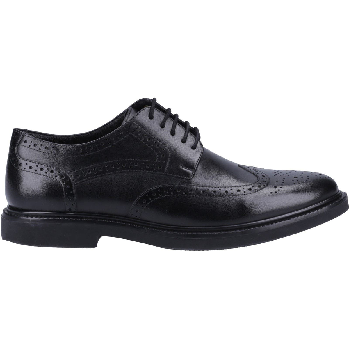 Hush Puppies Kingston Leather Men's Black Brogues Shoes