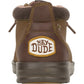 HEYDUDE Men's Wally Mid GripR Boots in Dark Brown