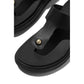 Fitflop Gen-FF Toe-Post Leather Women's Black Sandals
