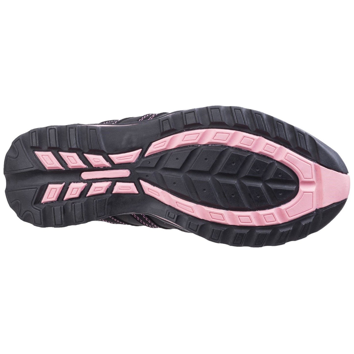 Amblers Safety Women's FS47 Safety Trainer in Black/Pink