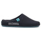 Hush Puppies The Good Polyester Men's Black Turquoise Slippers