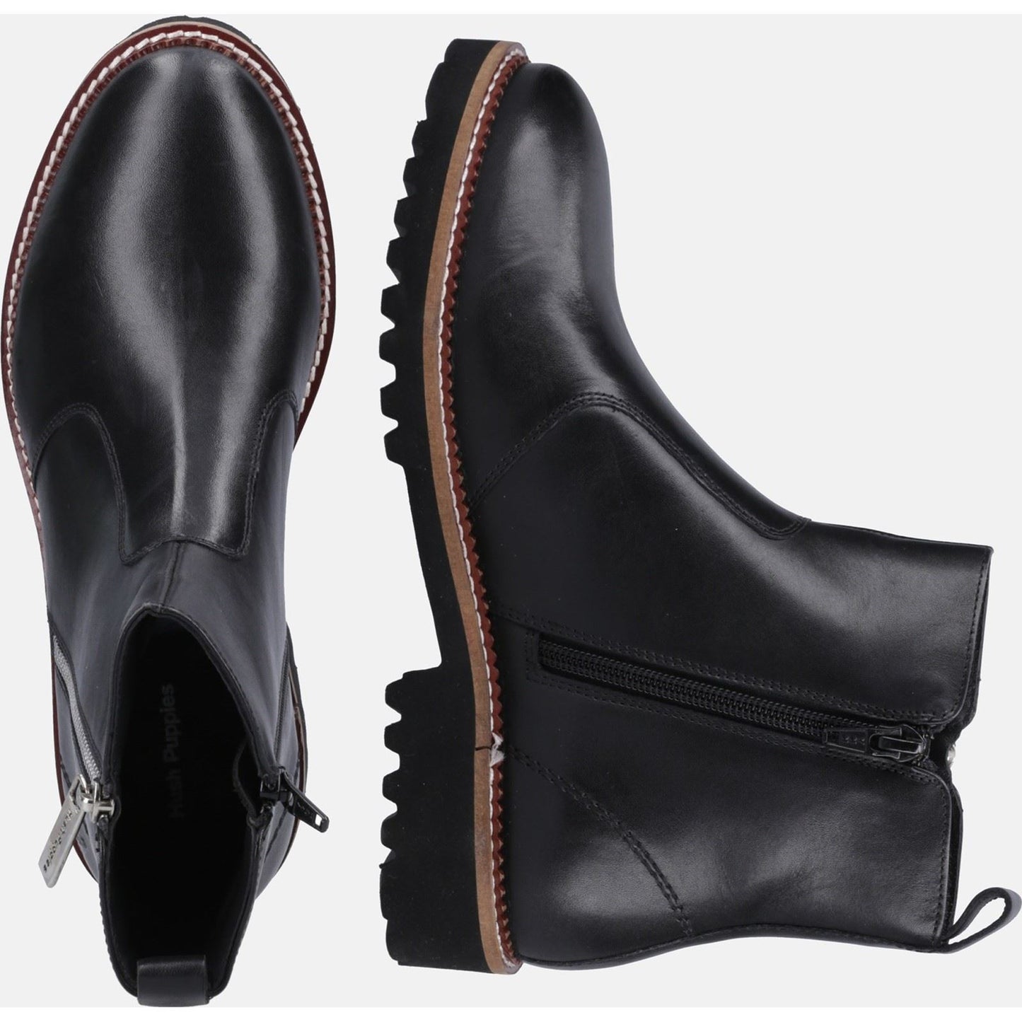 Hush Puppies Women's Grace Zip Boot in Black