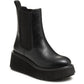 Rocket Dog Heyday Polyurethane Women's Black Flat Chelsea Boots