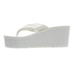 Bench Vacay Women's White Flip Flops