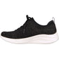Skechers Women's Ultra Flex 3.0 - Let's Dance Shoe in Black/Rose Gold