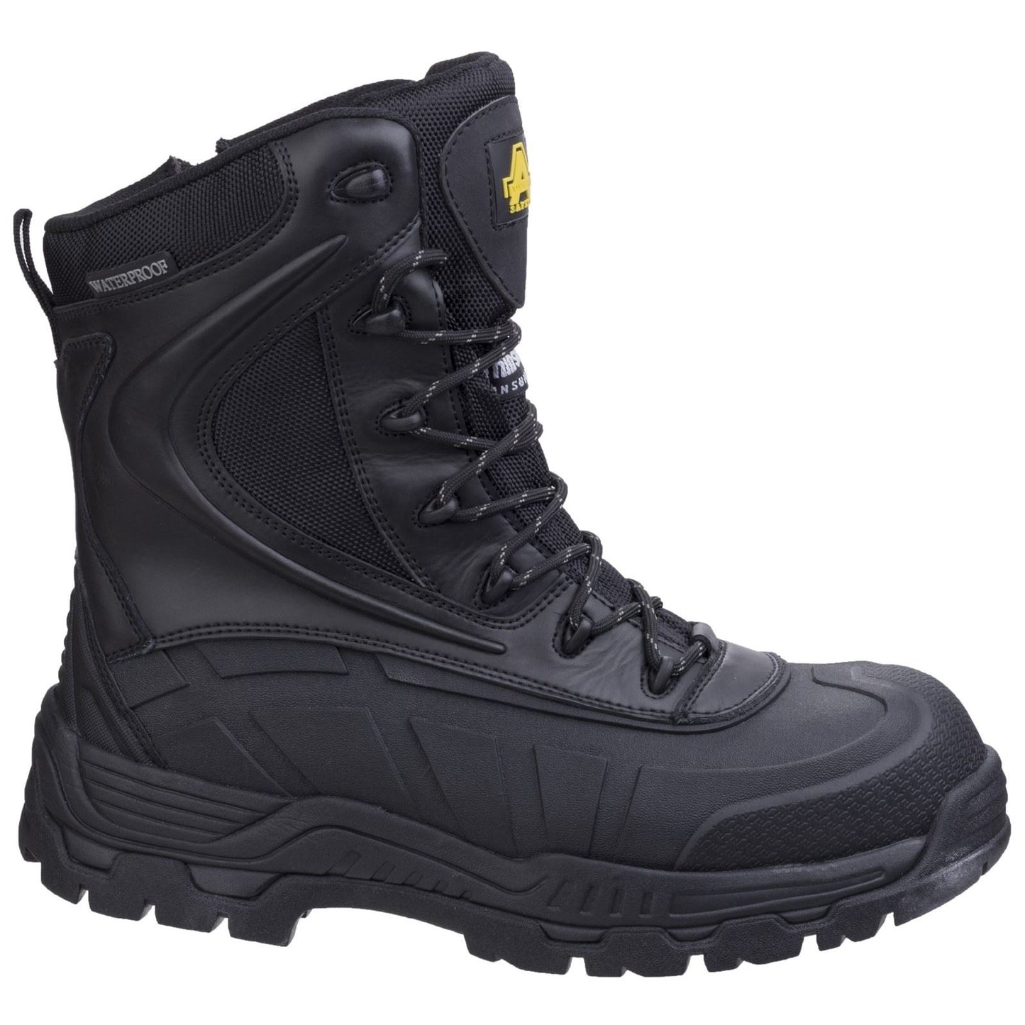 Amblers Safety Men's AS440 Hybrid Metal Free Hi-leg Waterproof Safety Boot in Black