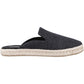 TOMS Women's Santiago Mule in Black Metallic