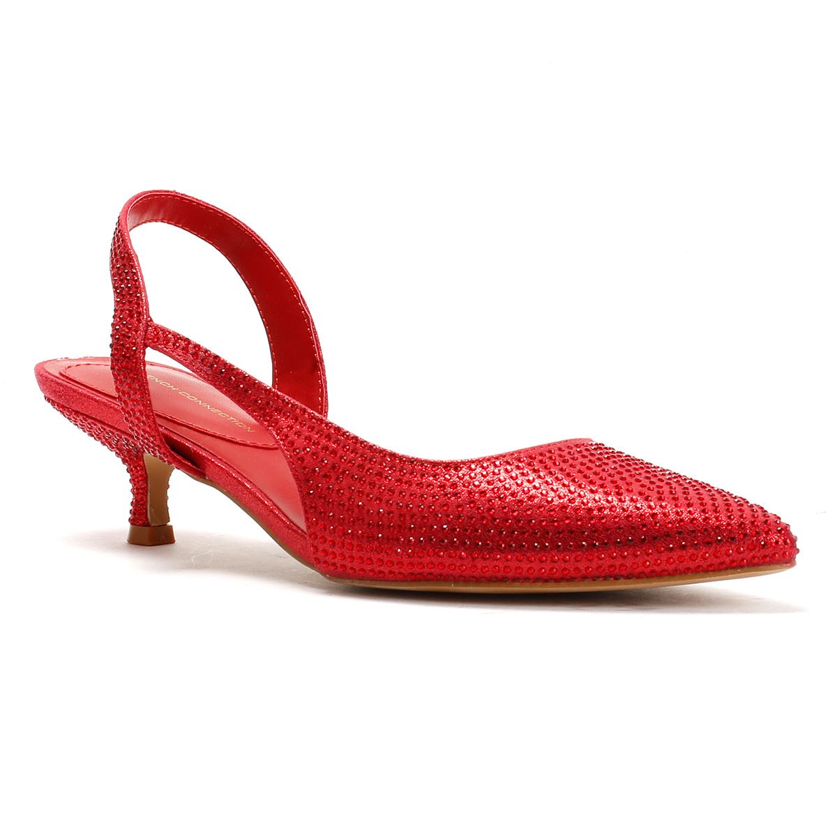 French Connection Venus Women's Red Kitten Heels