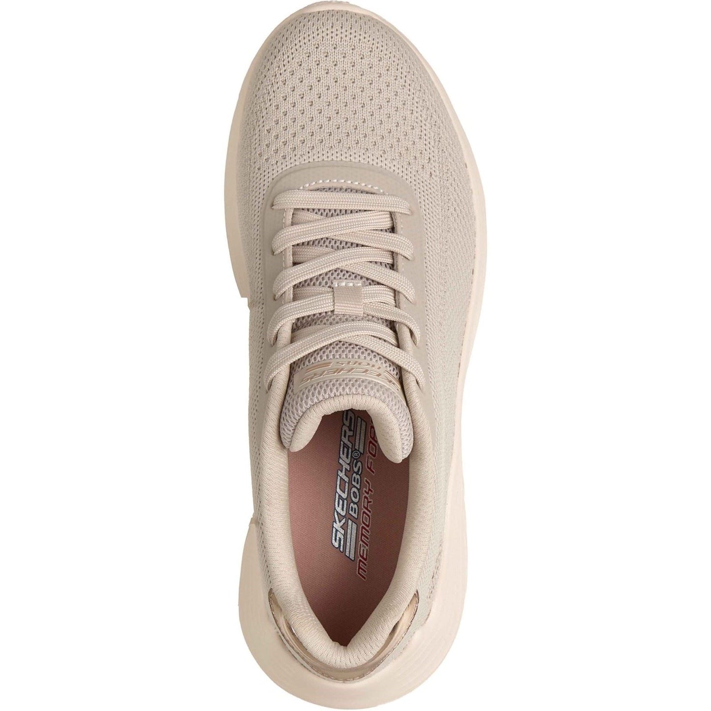 Skechers Bobs Squad Waves Current Look Textile Women's Off White Trainers