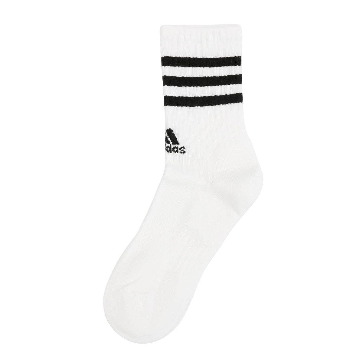 Adidas 3-Stripes 3 Pack White/Black Crew Socks