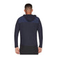 Skechers Performance Skech-Knits Ultra Go Lite Full Polyester Men's Blue Hooded Sweatshirt
