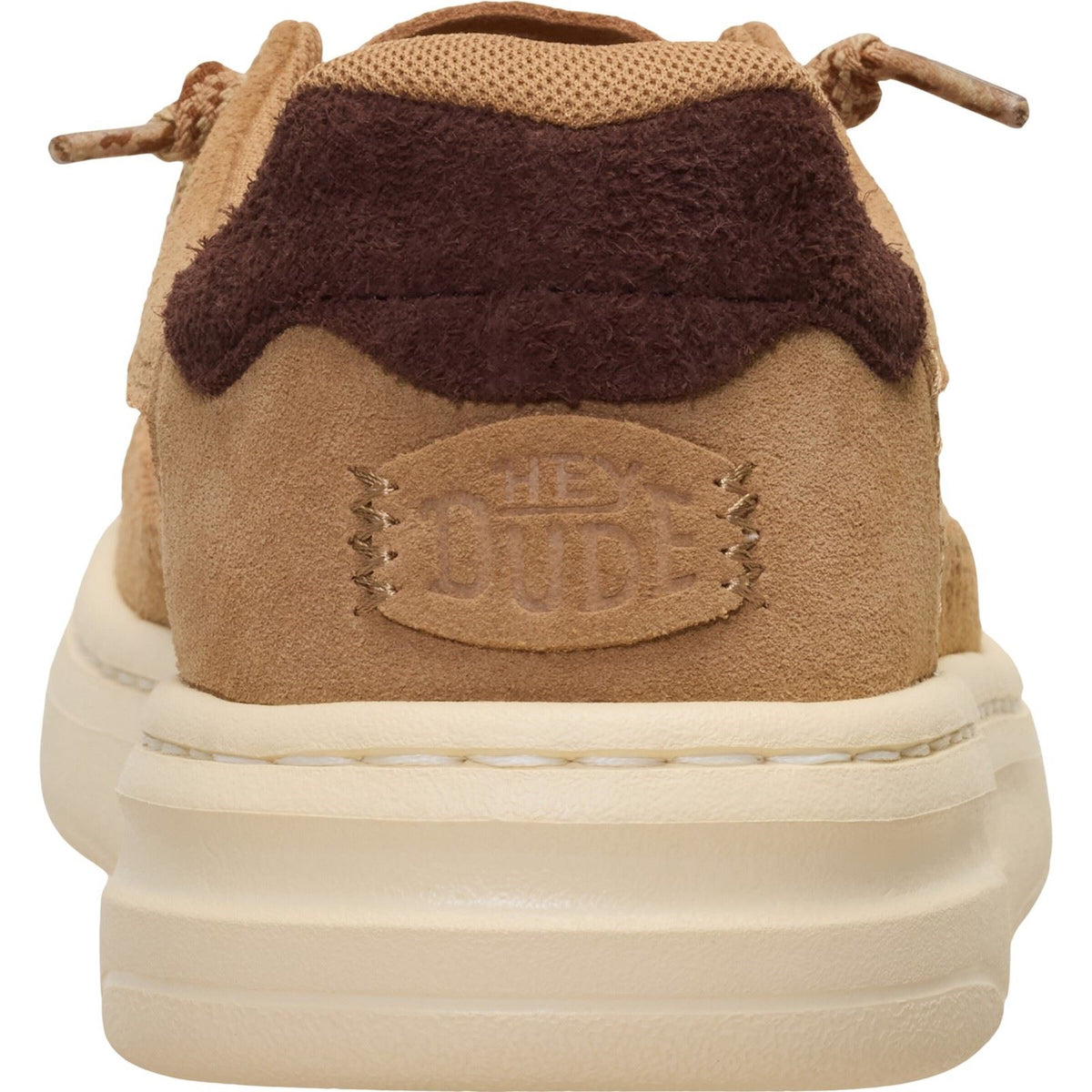 HEYDUDE Harper Moc Crafted Suede Women's Tan Moccasins Shoes
