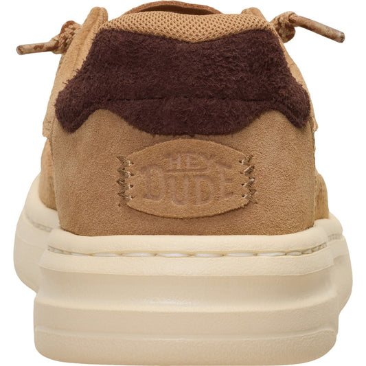 HEYDUDE Harper Moc Crafted Suede Women's Tan Moccasins Shoes