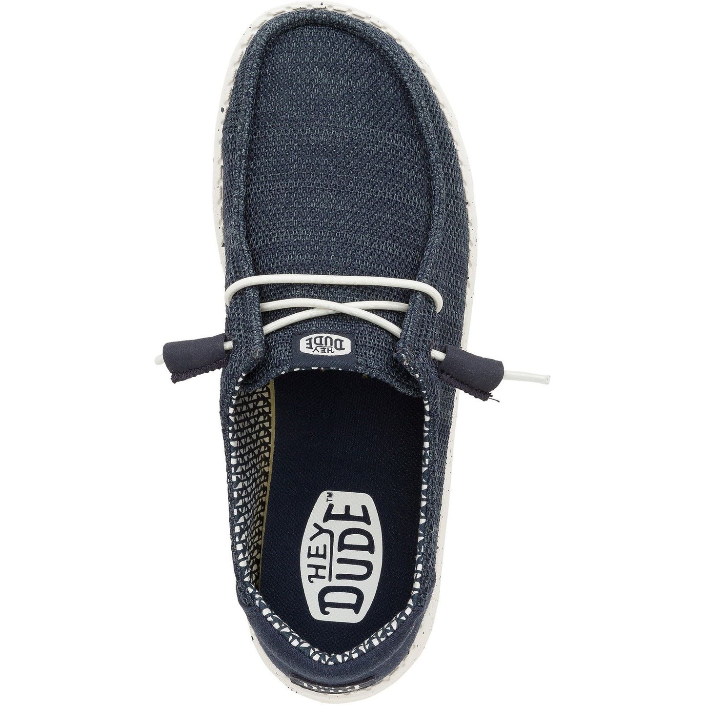 HEYDUDE Women's Wendy Stretch Mesh Shoes in Navy