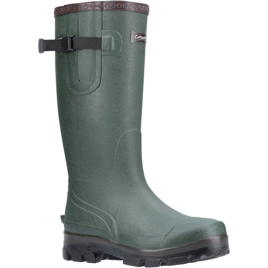 Cotswold Grange Buckle Fastening Wellington Boot in Green