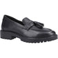 Hush Puppies Abigail Leather Black Loafers