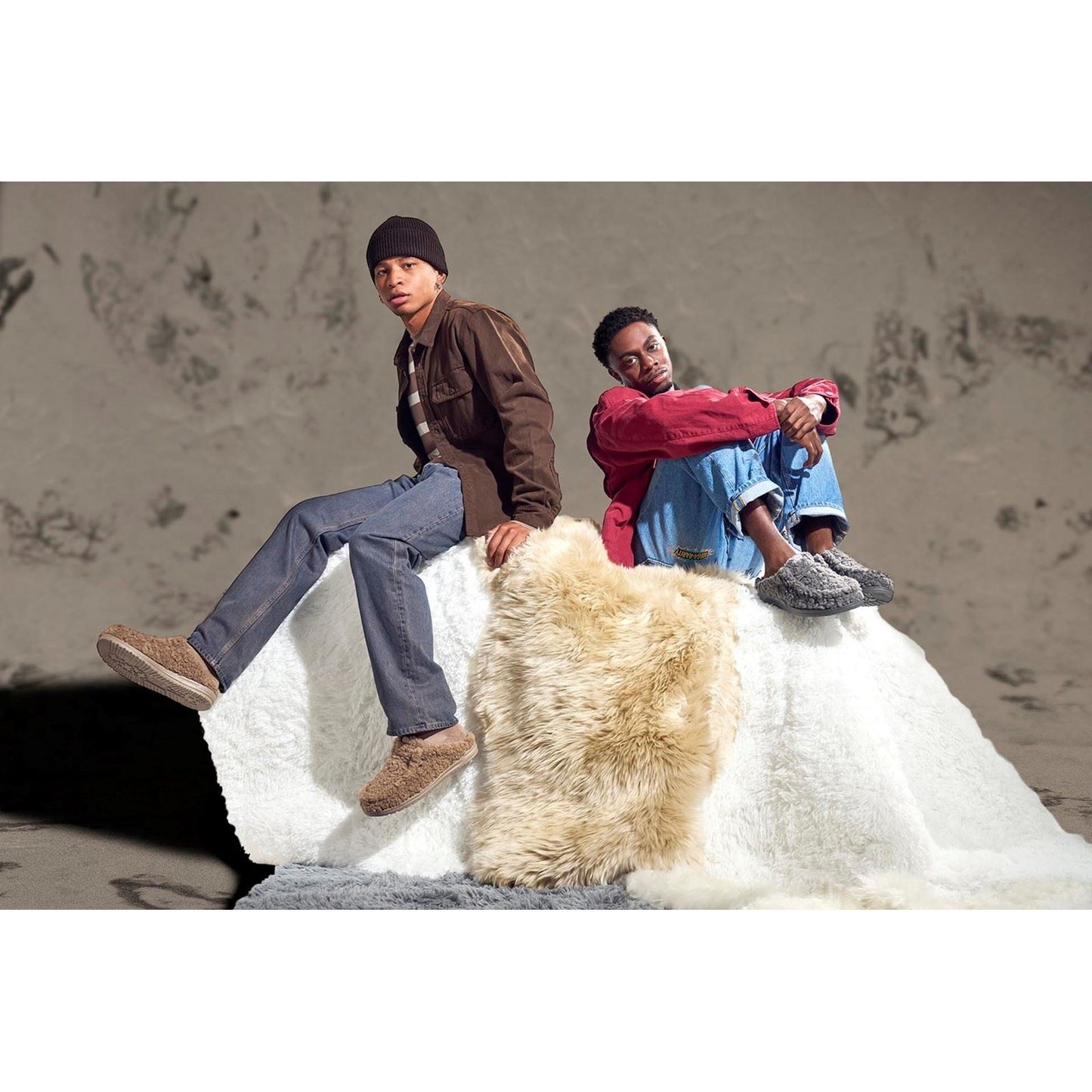 HEYDUDE Wally Polyester Men's Timber Wolf Mules