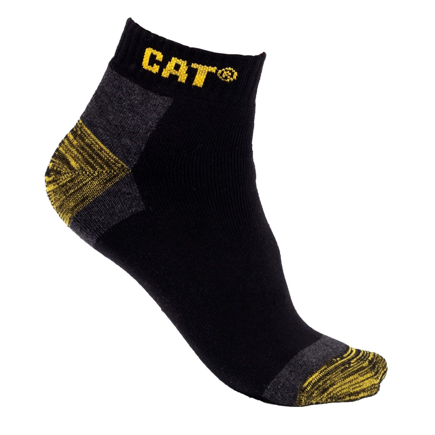 Caterpillar Premium Sneakers Cotton Unisex Adults's Black Work Socks