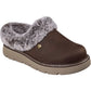 Skechers Keepsakes Lite Cozy Blend Textile Women's Chocolate Slippers