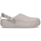 Crocs Crafted Lace Textile Blend Women's Cocoa Cream Clogs