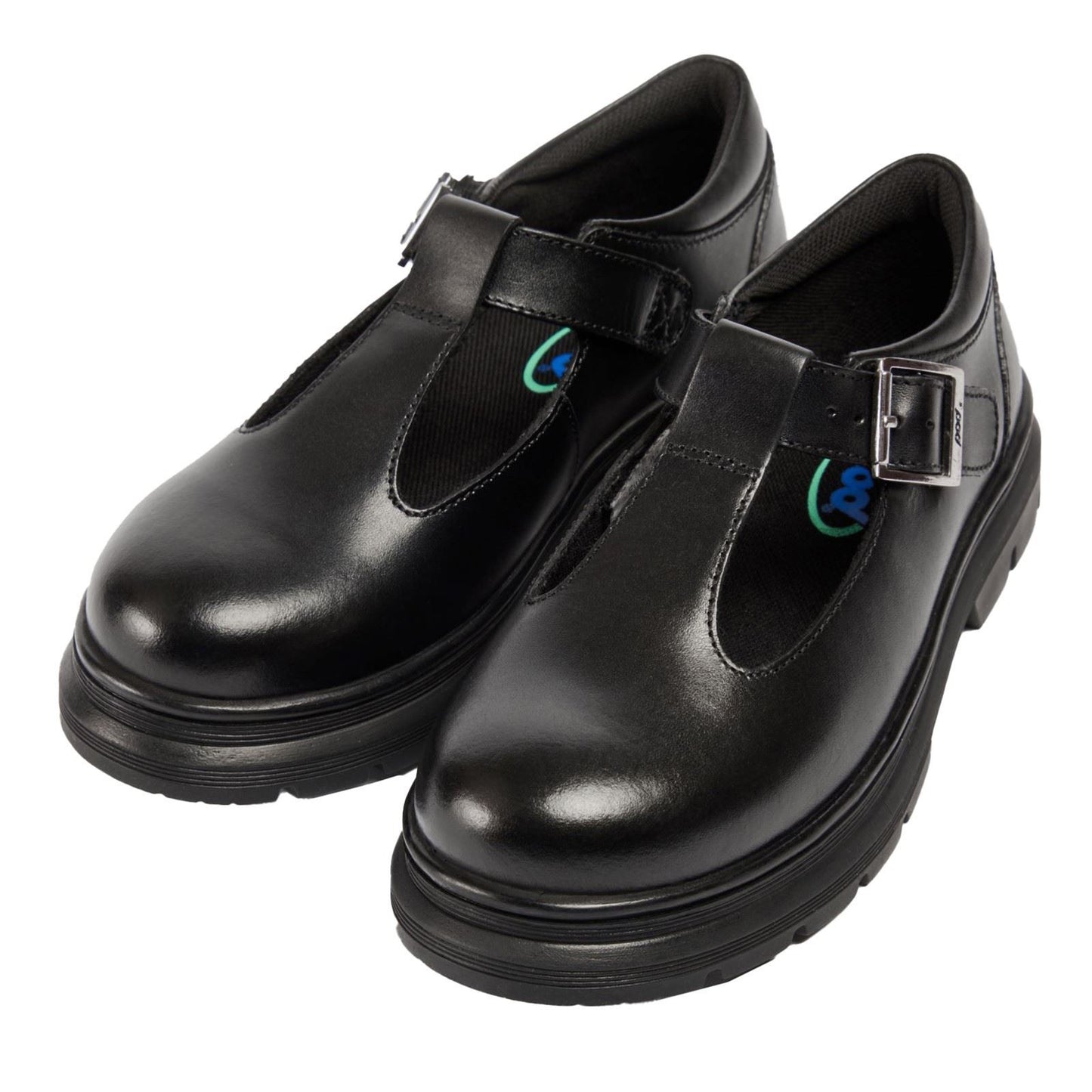Pod Emilie Faux Leather Youth Black Loafers