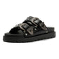 Buffalo Raya Ari West Leather Women's Black Sandals