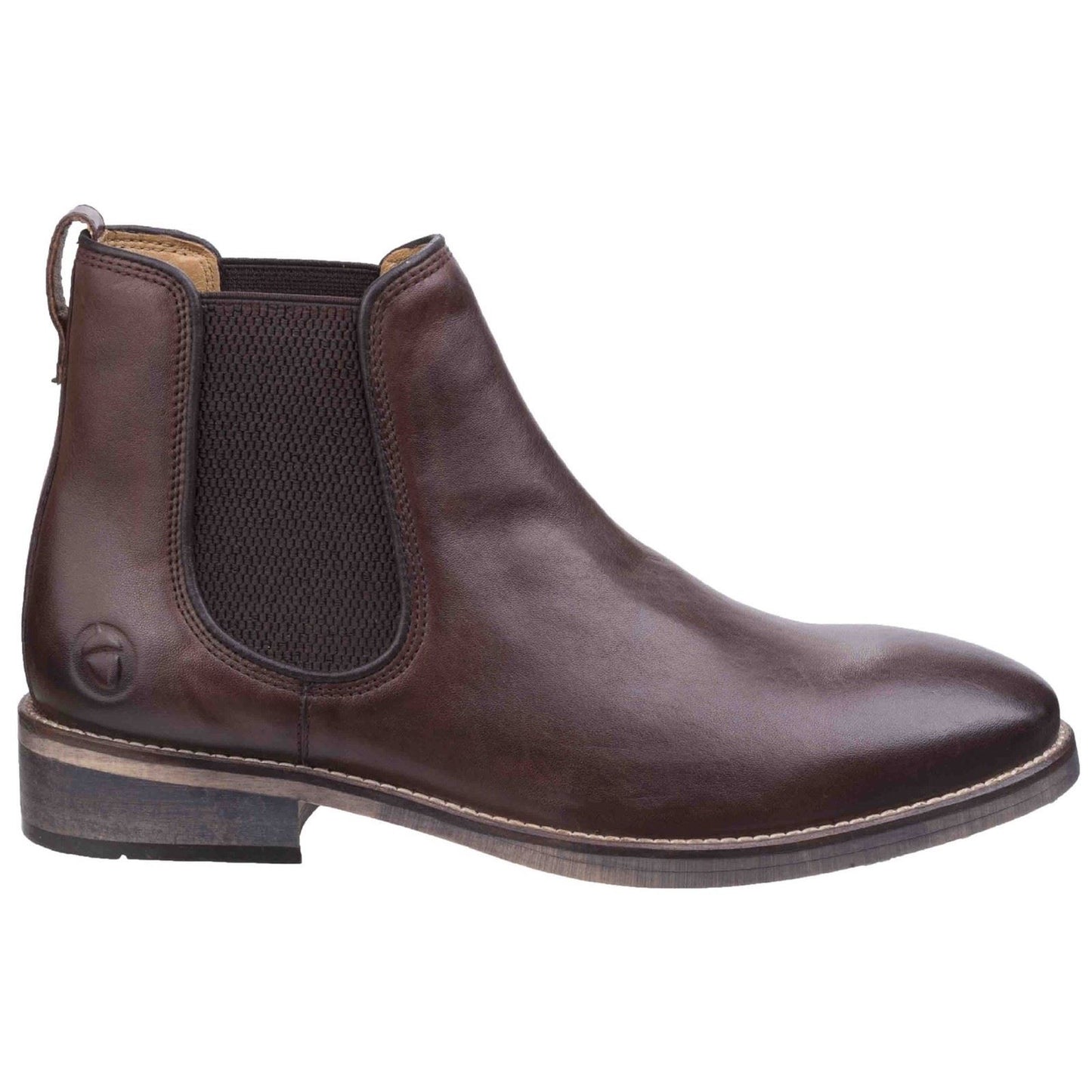 Cotswold Men's Corsham Chelsea Boot in Dark Brown