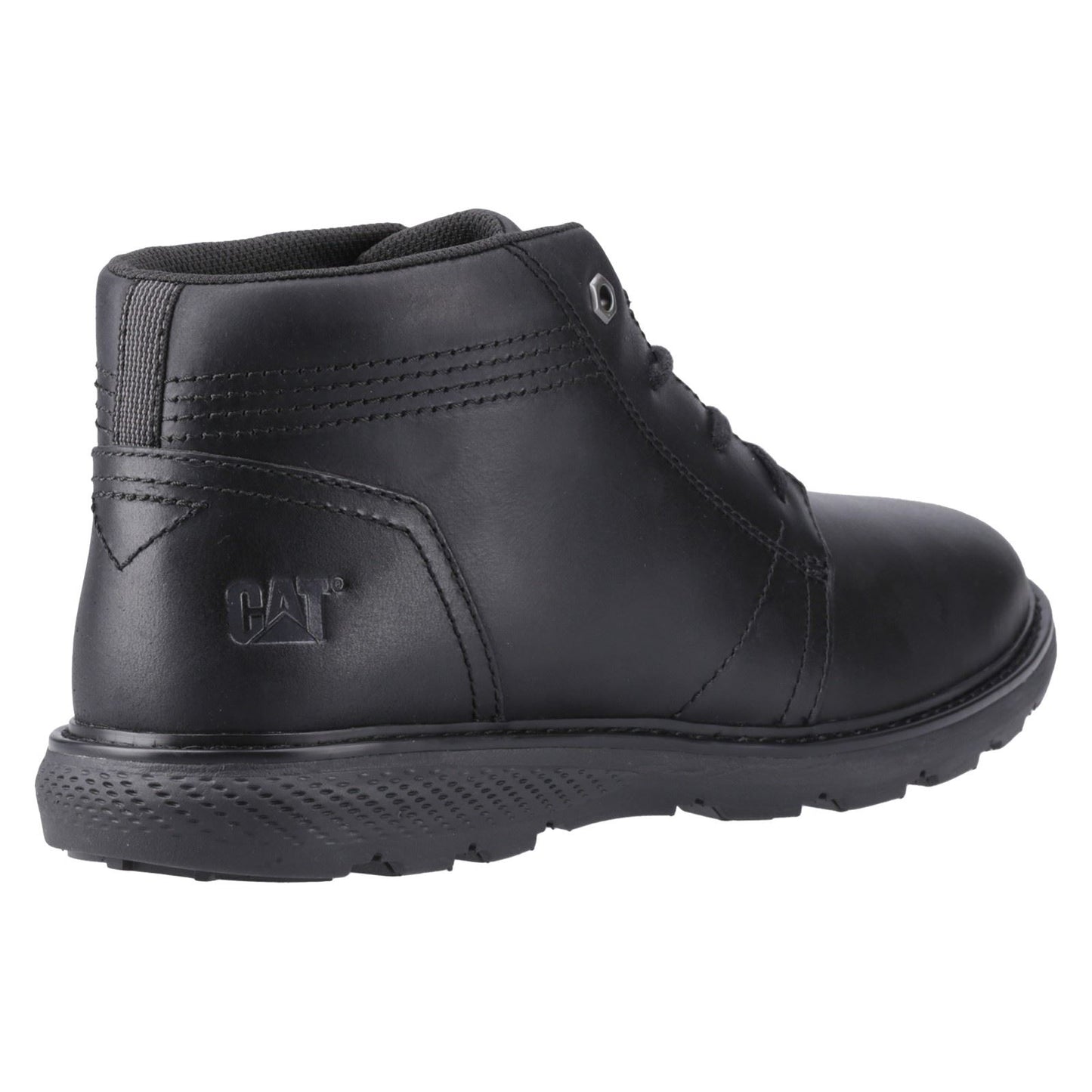 CAT Lifestyle Trey 2.0 Leather Men's Black Ankle Boots