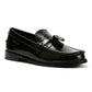 Ben Sherman Sid Brush Off Leather Men's Black Tassel Loafers