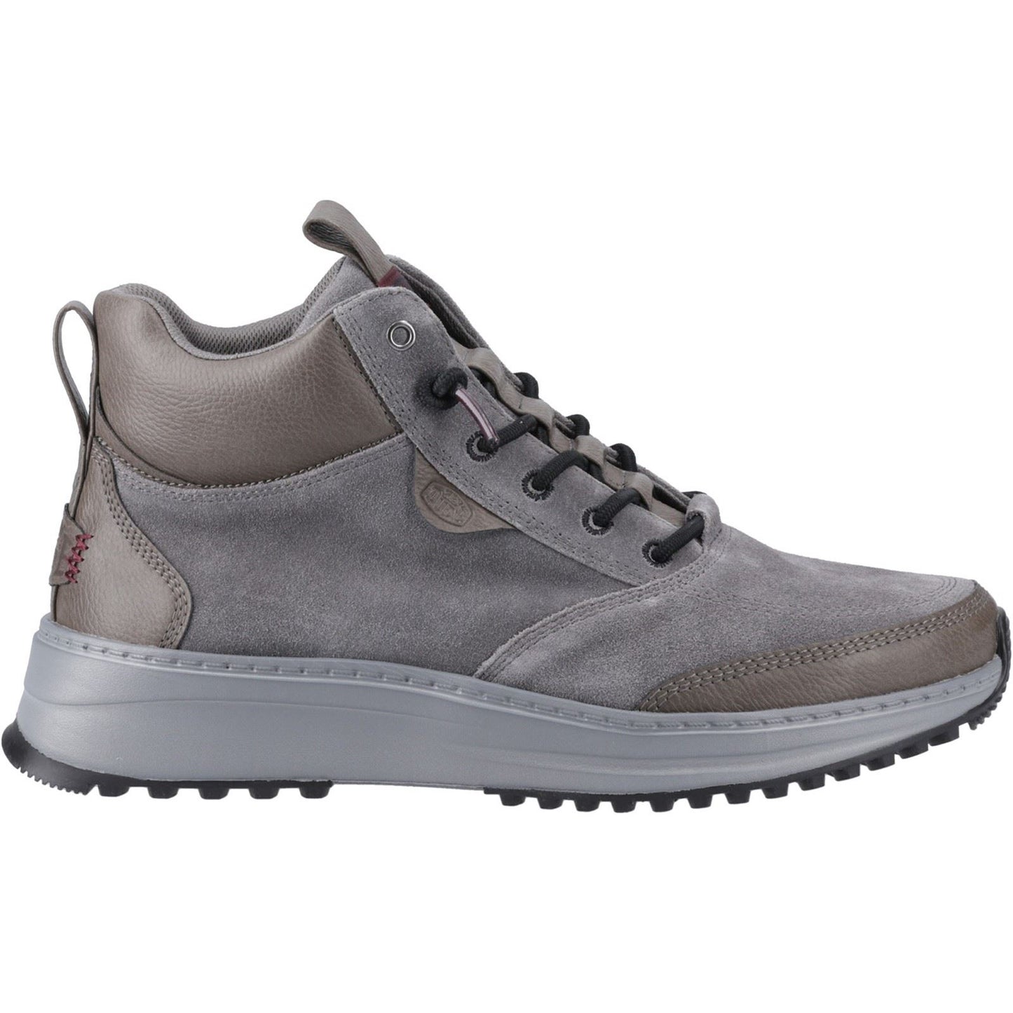 HEYDUDE Tahoe Classic Suede Men's Granite Grey/Multi Ankle Boots