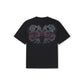 Ed Hardy Brave Hearts True Washed Relaxed Women's Black T-Shirts