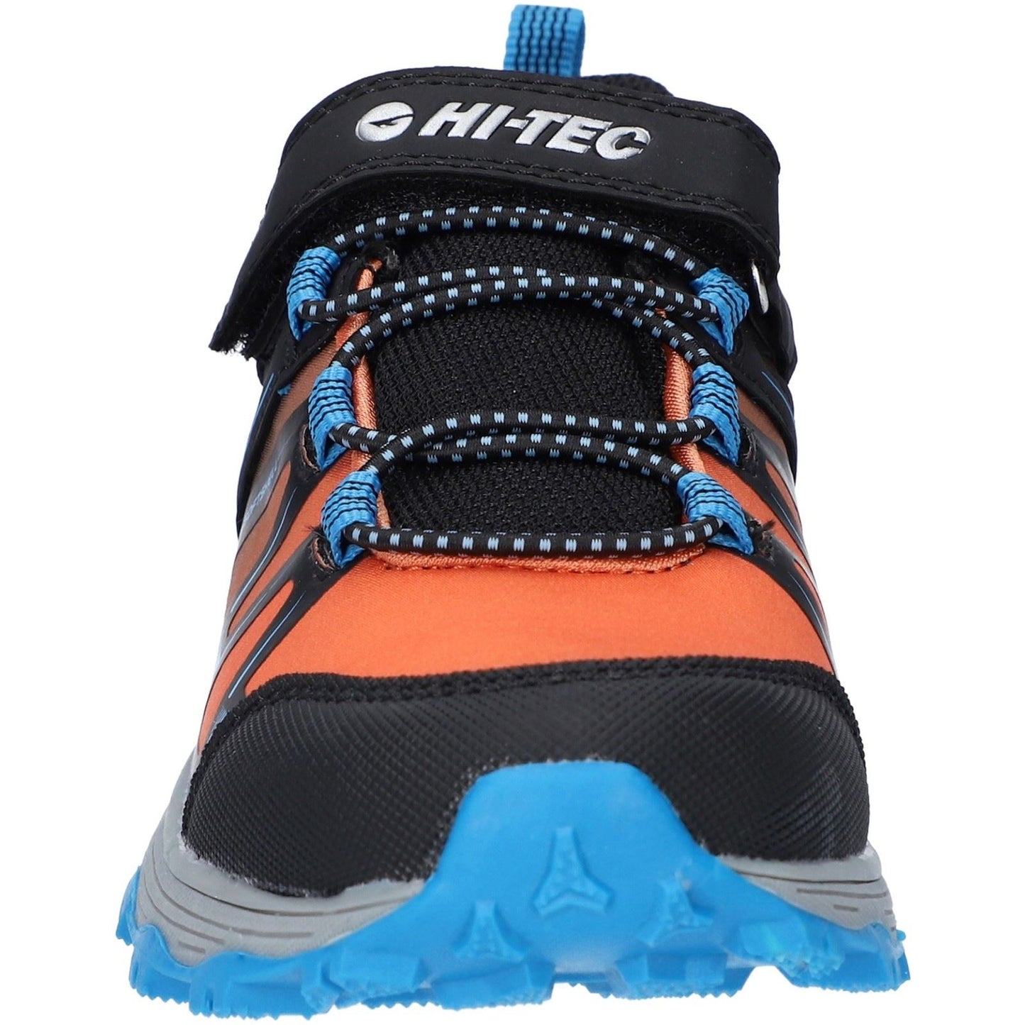 Hi-Tec SCRAPPY LOW WP JR Polyester Black/Blue Danube/Flame Hiking Shoes