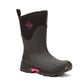Muck Boots Women's Arctic Ice Mid Wellingtons in Black/Hot Pink