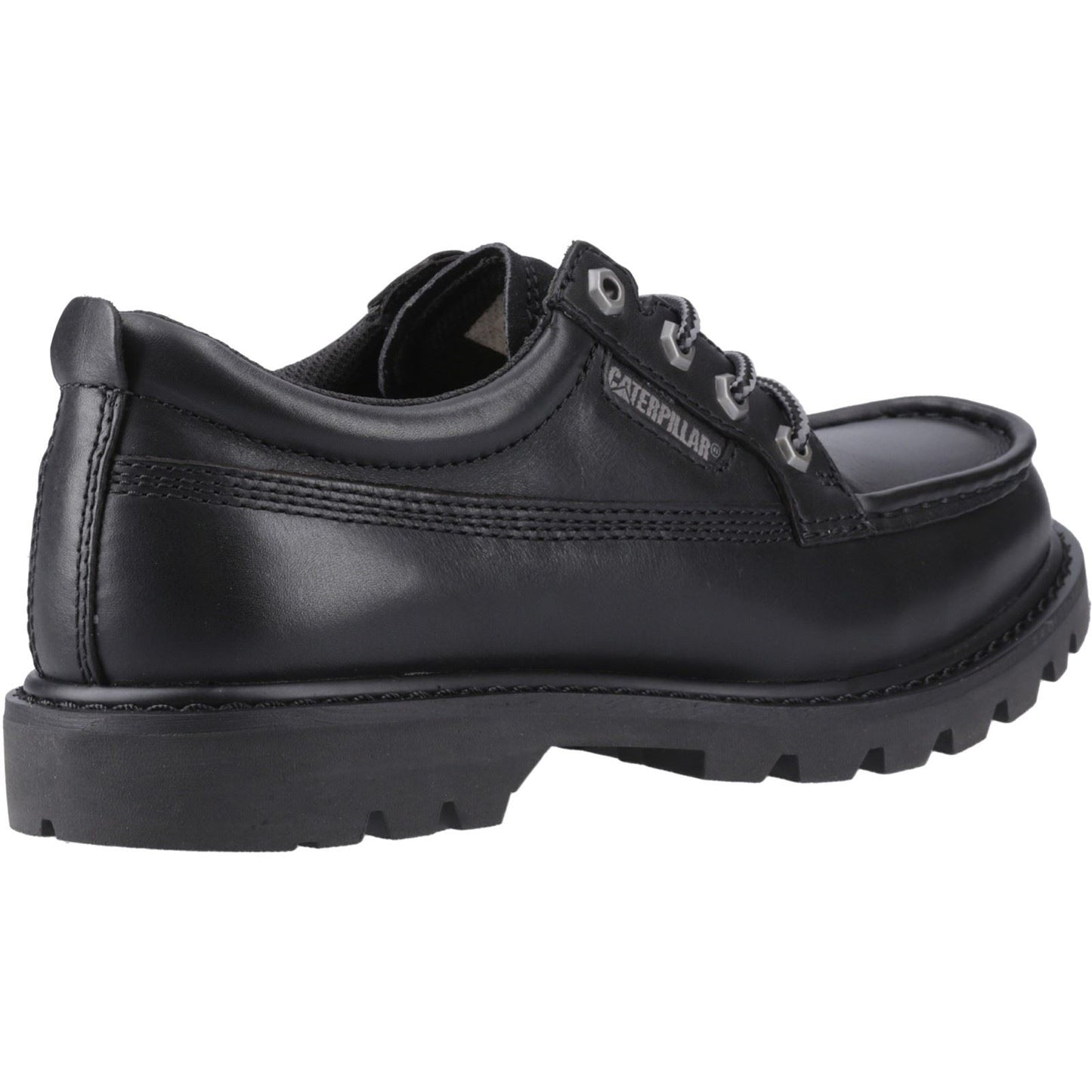 CAT Lifestyle Colorado Moc Toe Low Leather Men's Black Lace-Up Shoes