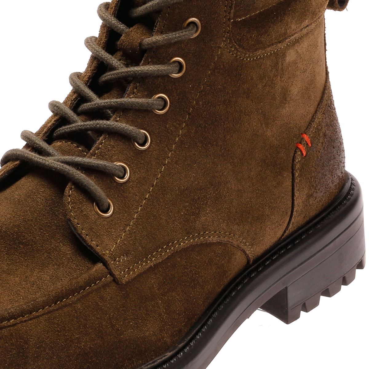 Osprey London The Pentney Waxed Suede Men's Khaki Boots
