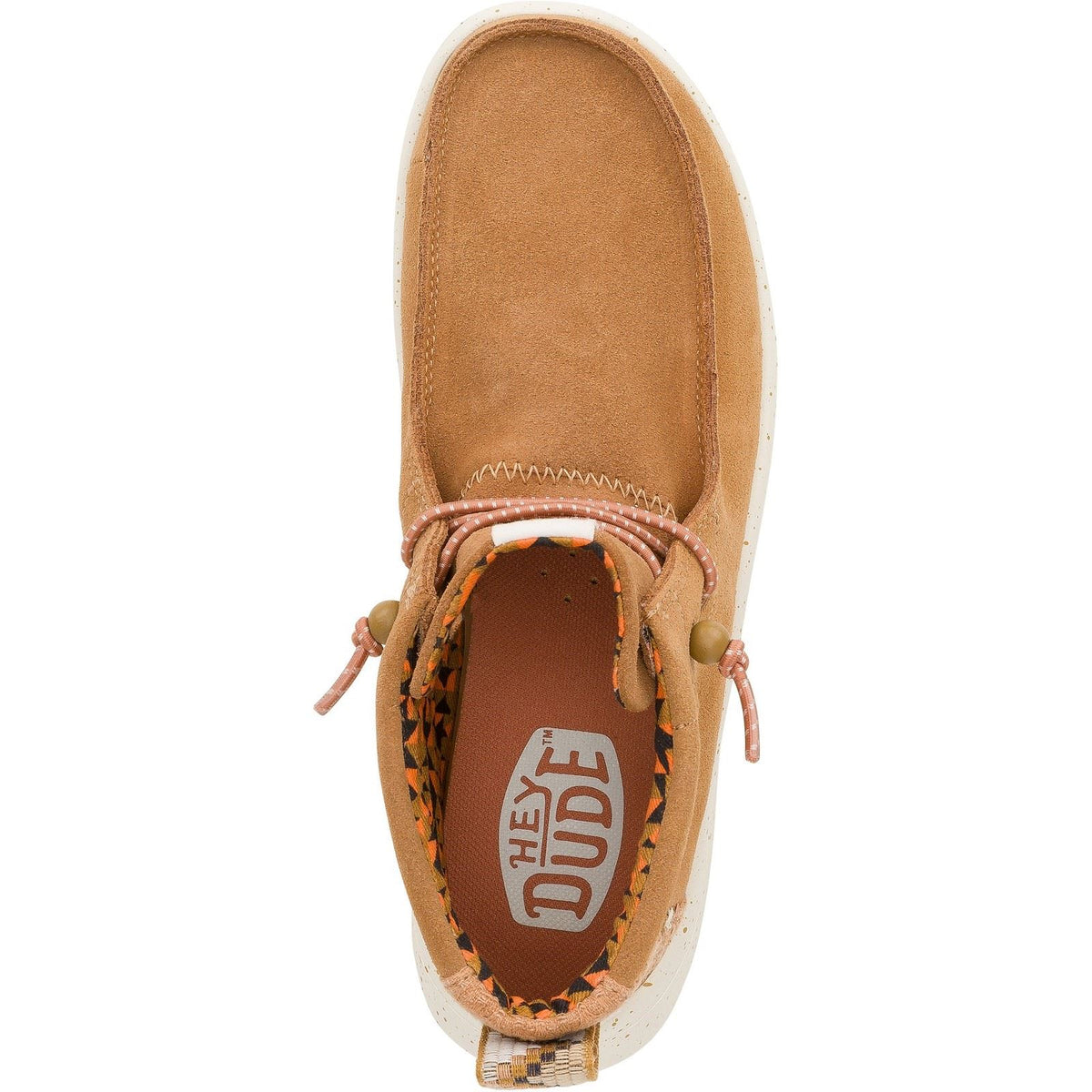 HEYDUDE Women's Wendy Peak Hi Suede Ankle Boots in Chestnut