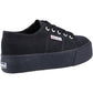 Superga Women's 2790 LINEA UP AND DOWN TRAINER in Full Black