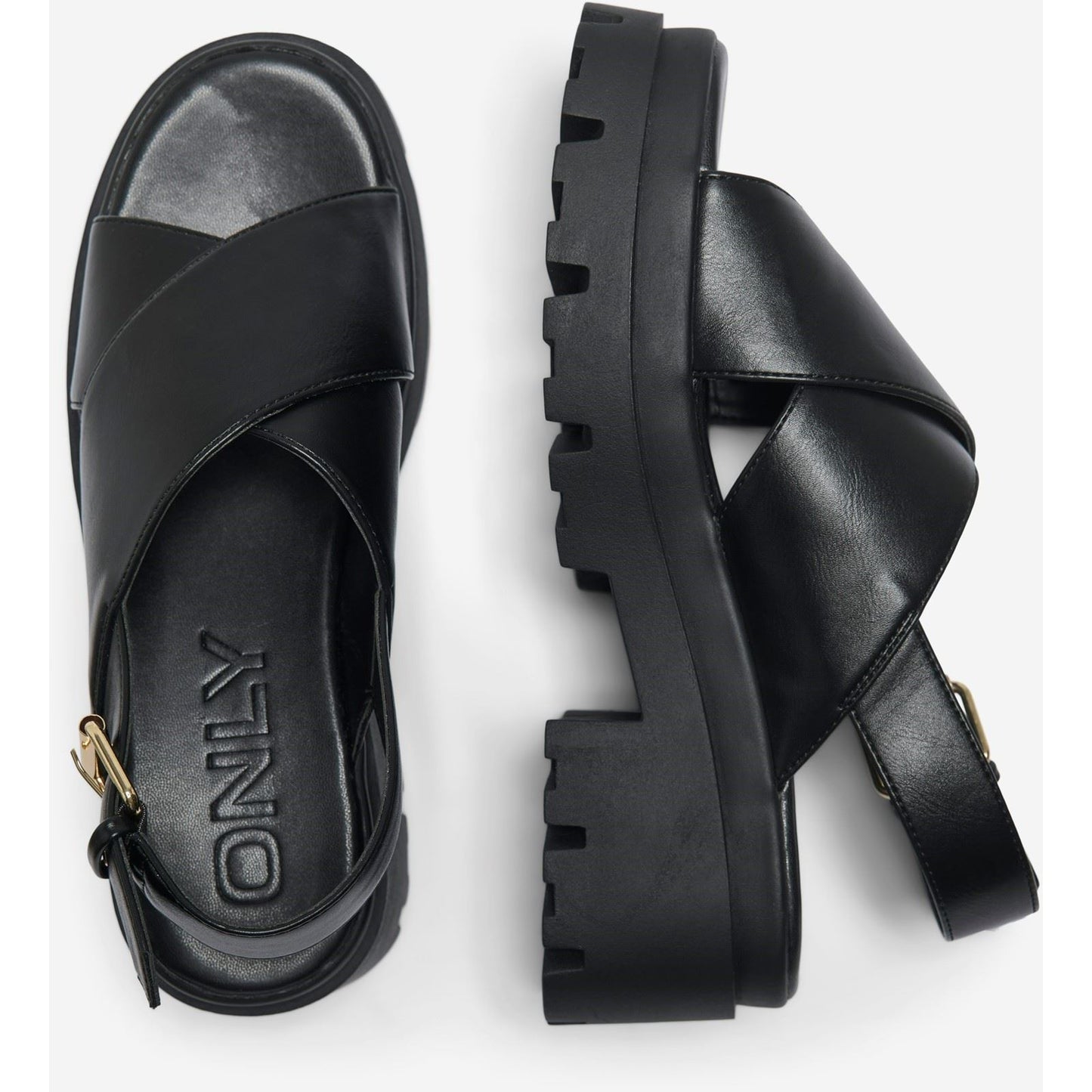 ONLY DOJA-10 Polyurethane Women's Black Sandals