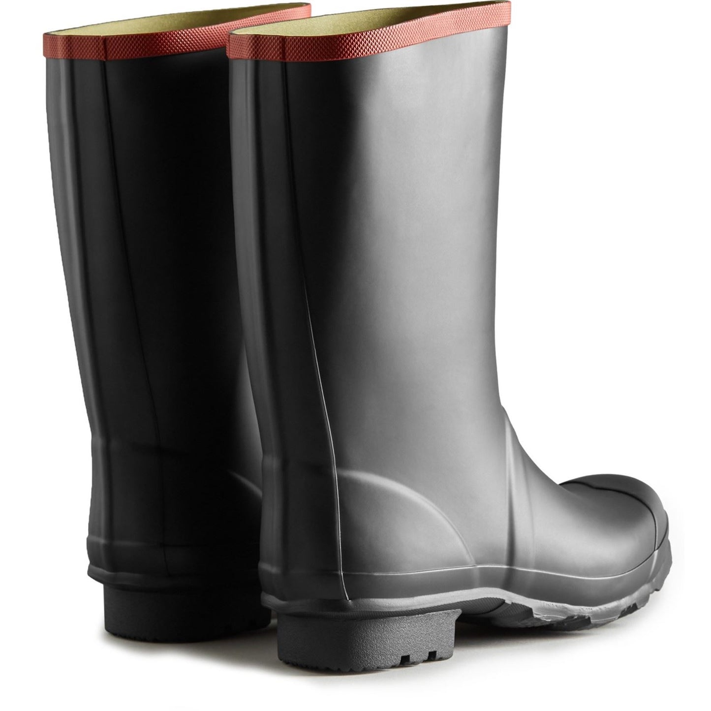 Hunter Unisex Argyll Short Knee Wellington in Black