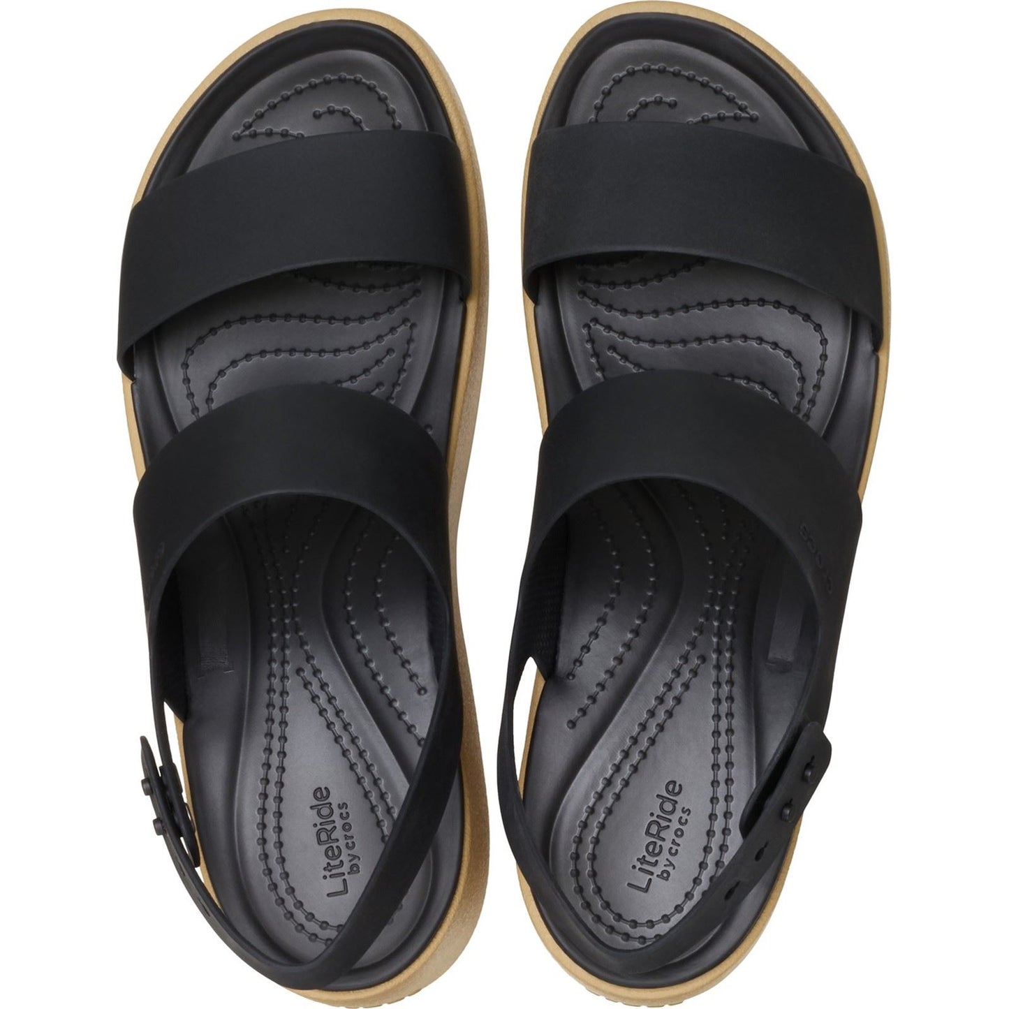 Crocs Brooklyn Sky EVA Women's Black/Cashew Sandals