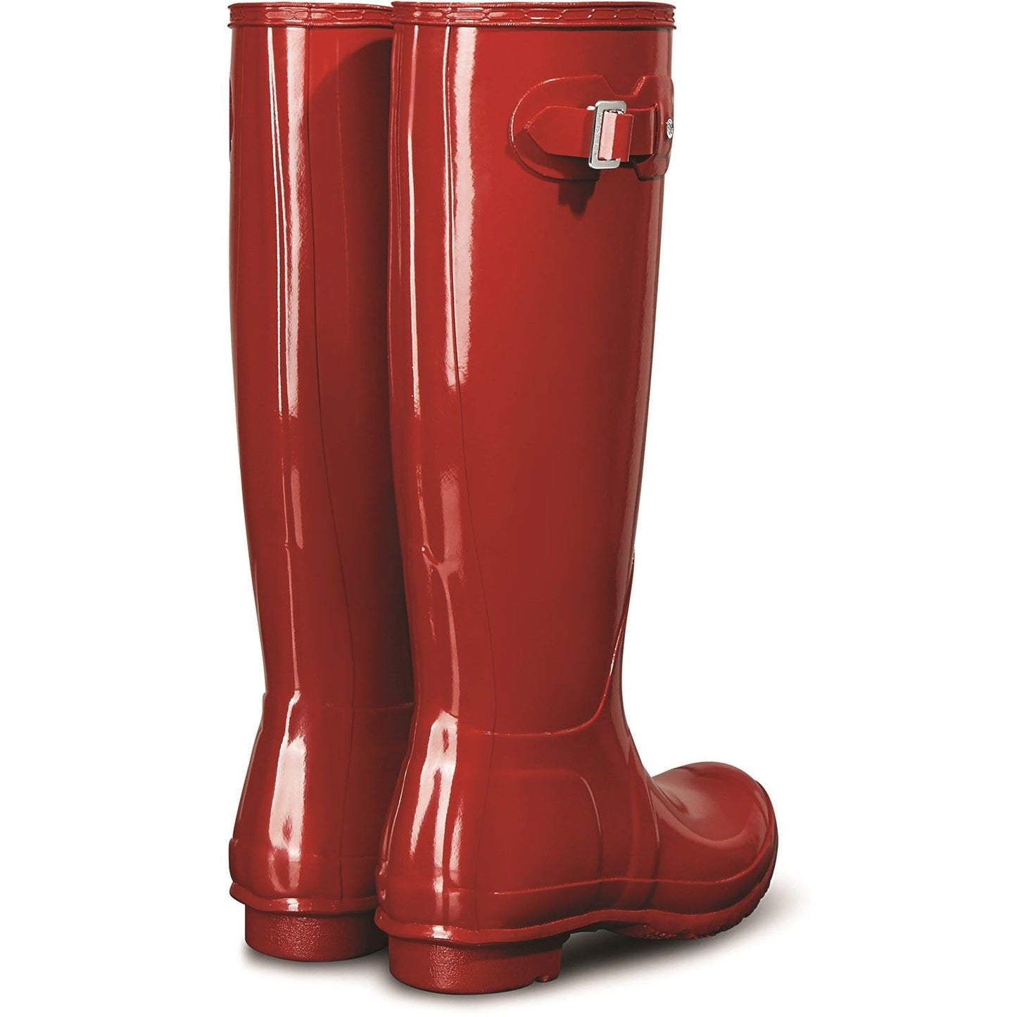 Hunter Women's Original Tall Gloss Wellington Boots in Military Red